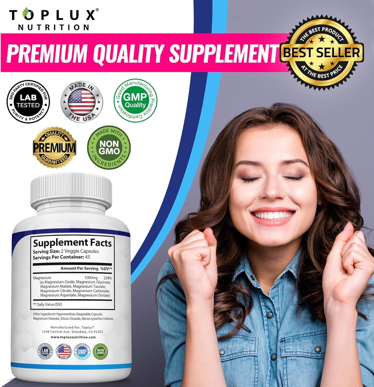 Power Rise Magnesium Complex Supplement
